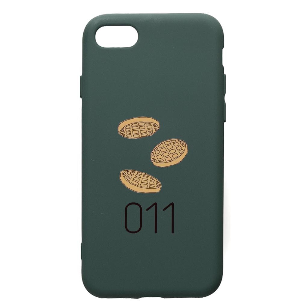 Husa Premium Silicon Compatibila Cu Apple iPhone SE 2 / iPhone 8 / iPhone 7, Stranger Things, cu interiorul din material textil, protectie camera, Forest Green, PFG304