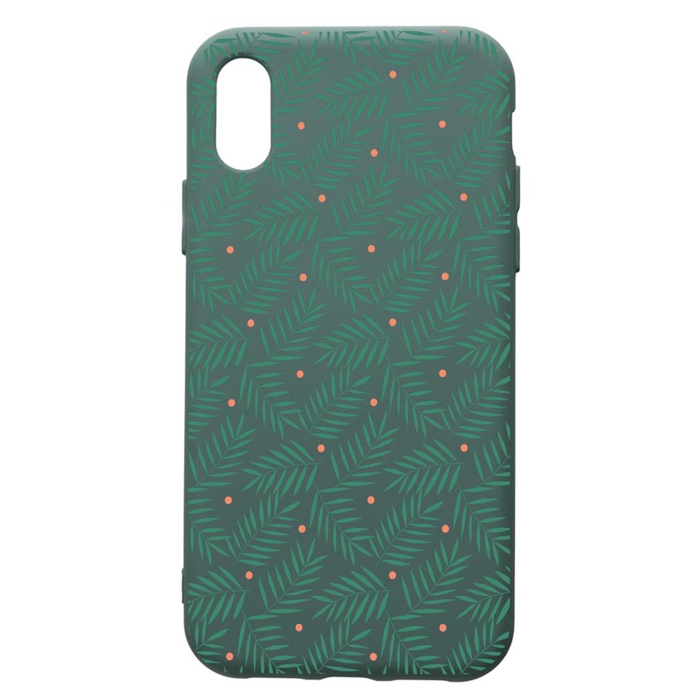 Husa Premium Silicon Compatibila Cu Samsung Galaxy A10, Xmas, cu interiorul din material textil, protectie camera, Forest Green, PFG310