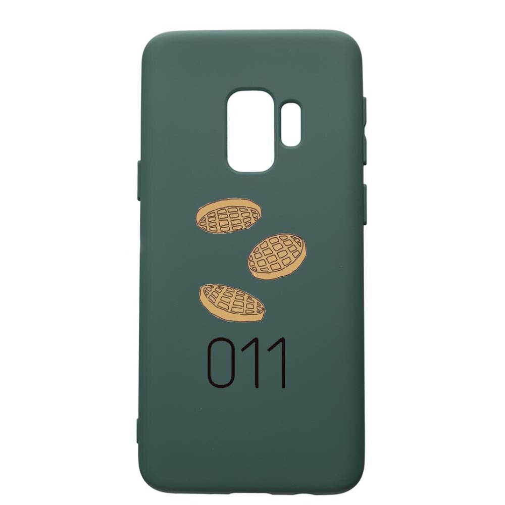 Husa Premium Silicon Compatibila Cu Samsung Galaxy S9, Stranger Things, cu interiorul din material textil, protectie camera, Forest Green, PFG304