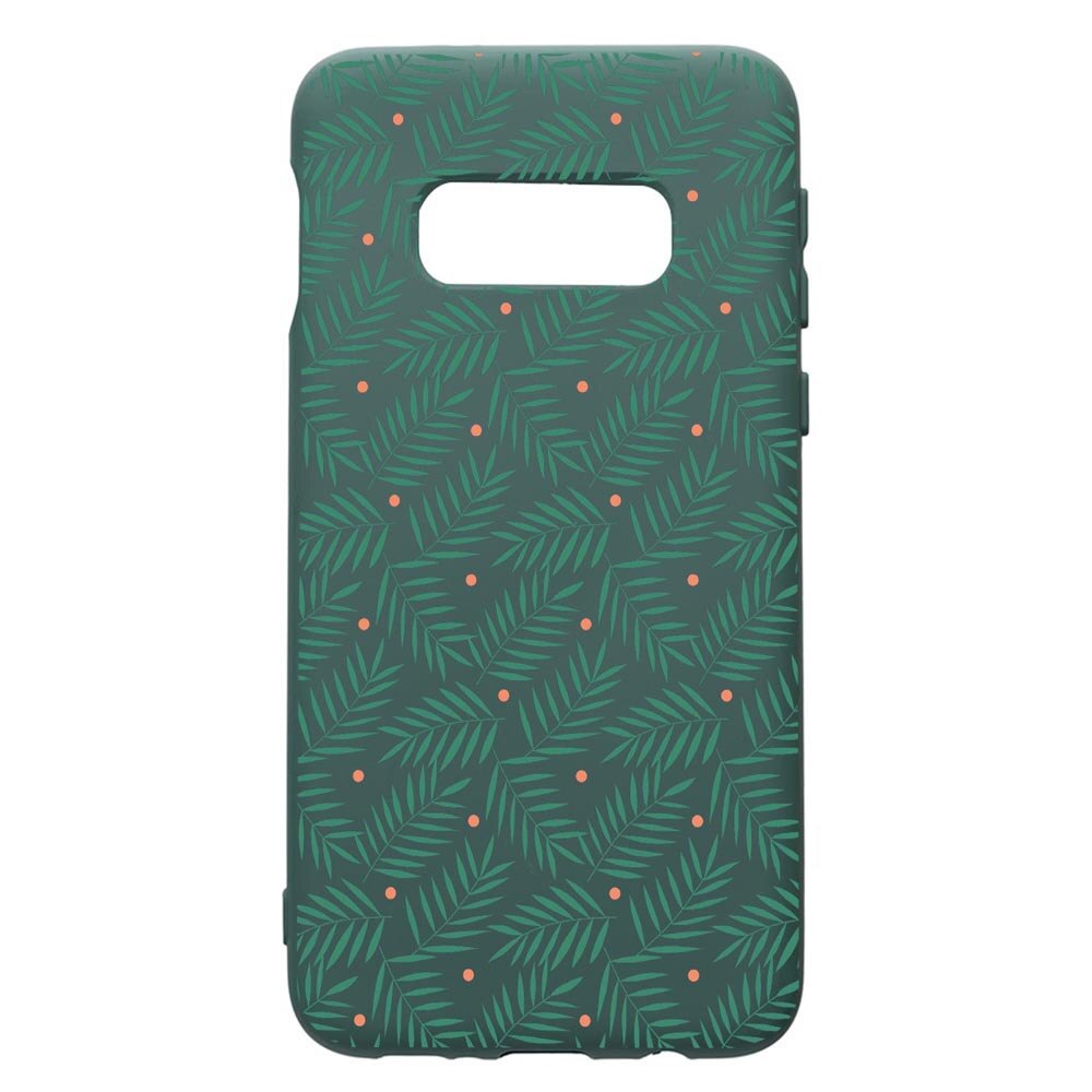 Husa Premium Silicon Compatibila Cu Samsung Galaxy S8, Xmas, cu interiorul din material textil, protectie camera, Forest Green, PFG310