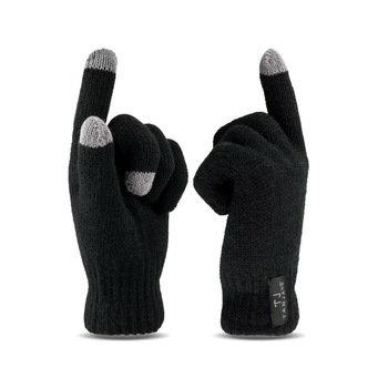 Manusi termice pentru femei Tarjane, Functie Touch Screen, Acril/Poliester, One Size, Negru Manusi termice pentru femei Tarjane, Functie Touch Screen, Acril/Poliester, One Size, Negru