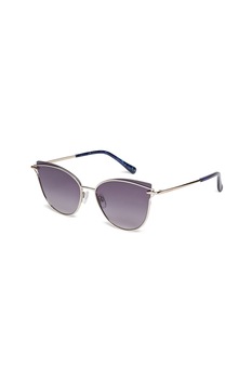 Ted Baker, Ochelari de soare cat-eye cu rama metalica, Auriu, 59-18-145 Standard Ted Baker, Ochelari de soare cat-eye cu rama metalica, Auriu, 59-18-145 Standard