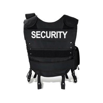 Vesta de protectie BlackSnake, Model Security, Negru, M/L Vesta de protectie BlackSnake, Model Security, Negru, M/L