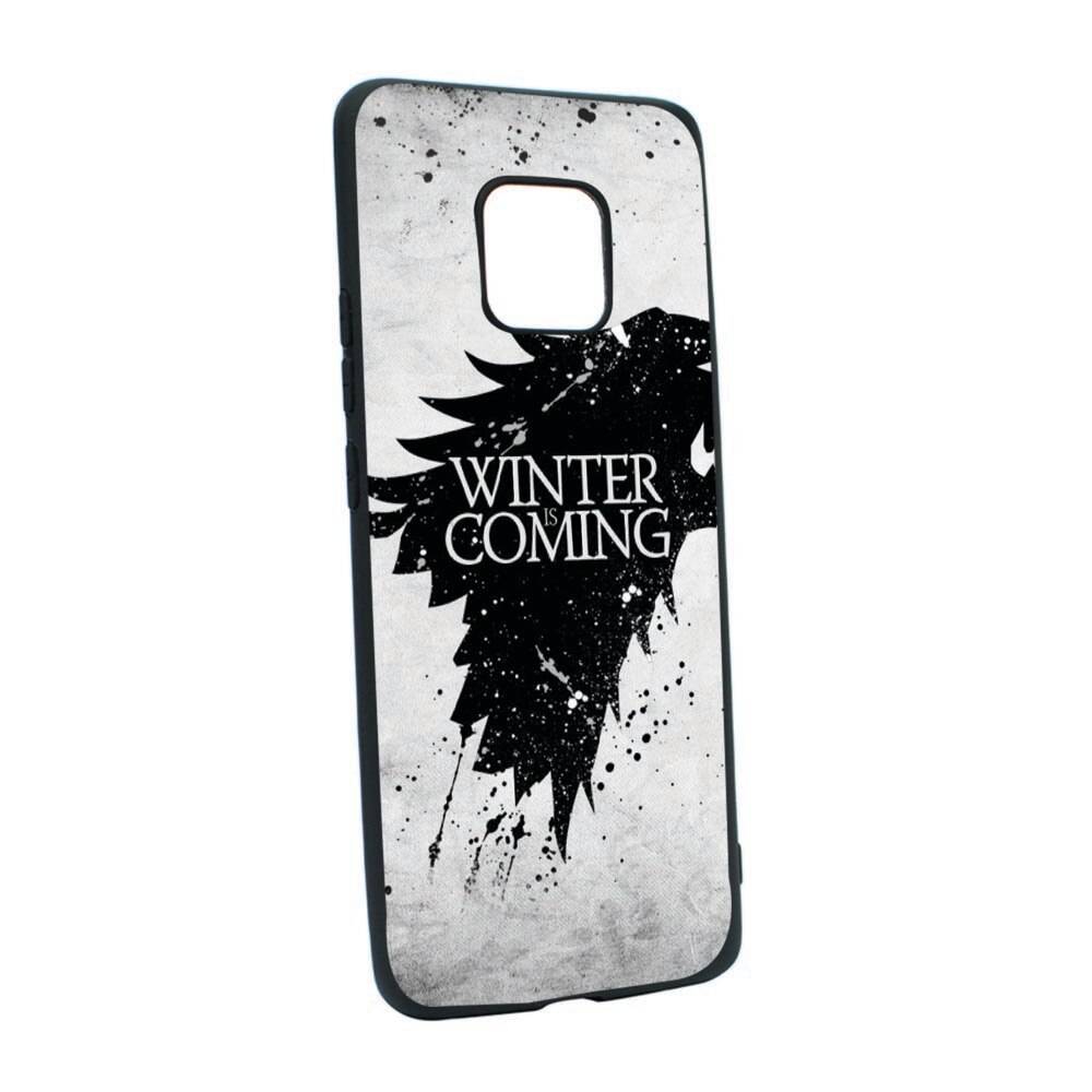 Husa Silicon Compatibila Cu Motorola Moto E7 Plus, GOT Winter is coming, rezistenta la uzura, anti-alunecare, B29