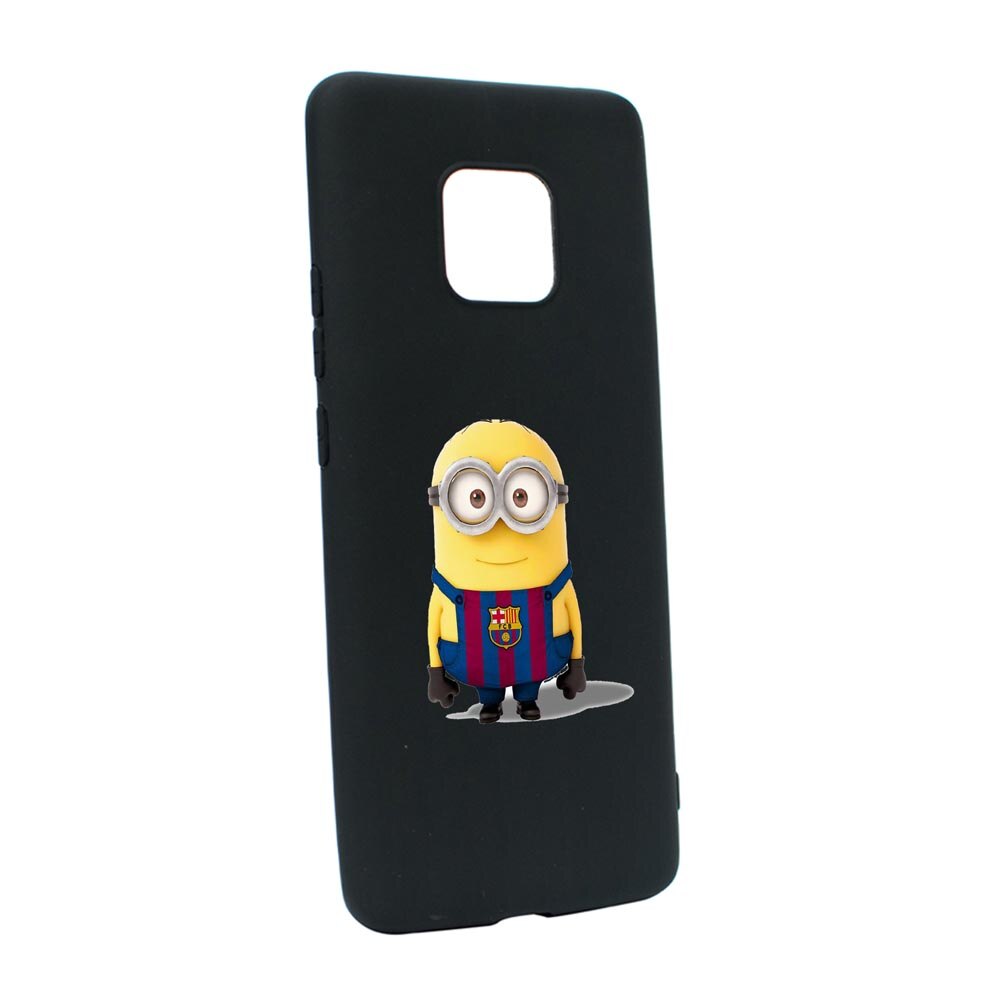 Husa Silicon Compatibila Cu Motorola Moto E7 Plus, Minion Football, rezistenta la uzura, anti-alunecare, B212