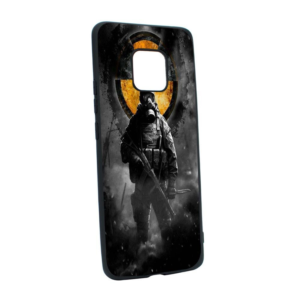 Husa Silicon Chernobyl, compatibila cu Motorola Moto E7 Plus, rezistenta la uzura, anti-alunecare, B277