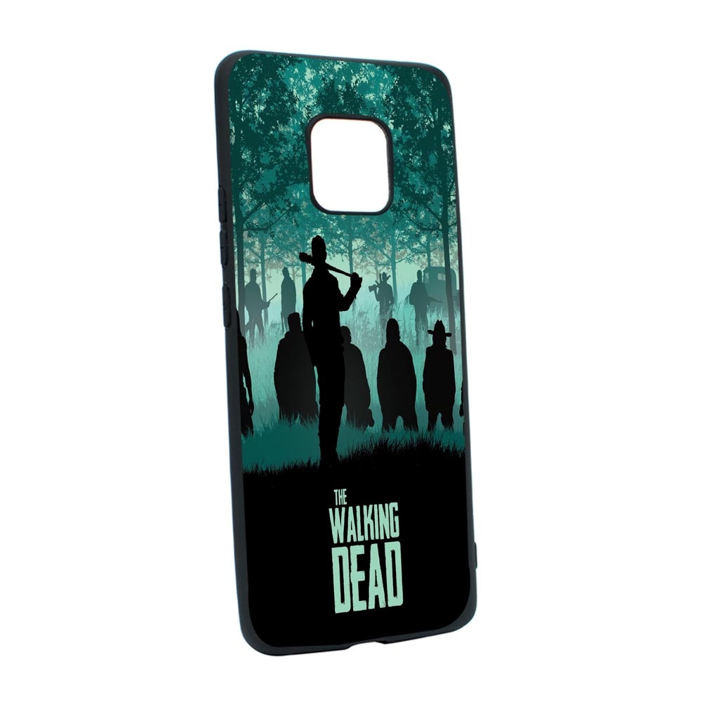 Husa Silicon The Walking Dead, compatibila cu Motorola Moto E7 Plus, rezistenta la uzura, anti-alunecare, B300