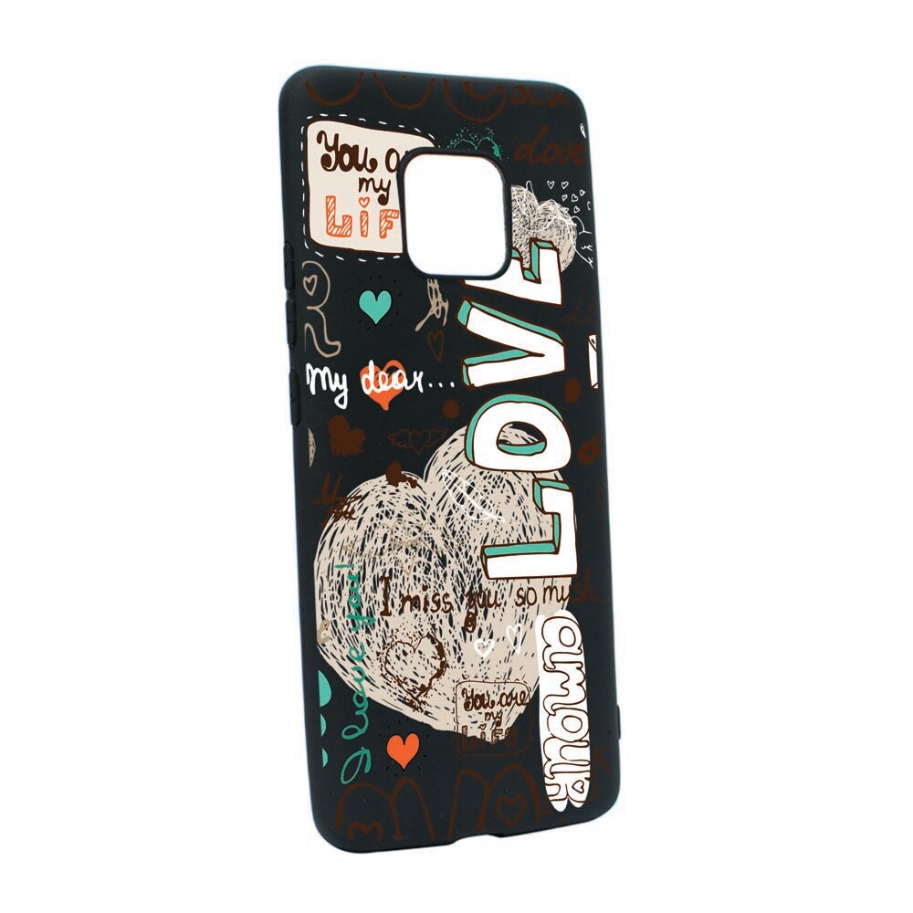 Husa Silicon Compatibila Cu Motorola Moto G9 Play, Love, rezistenta la uzura, anti-alunecare, B25