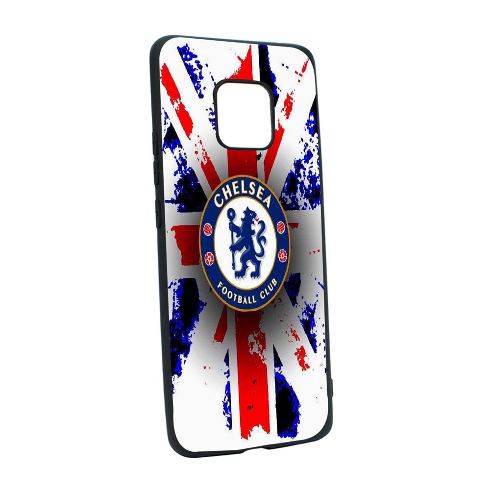 Husa Silicon Football, Chelsea, compatibila cu Motorola Moto G9, rezistenta la uzura, anti-alunecare, B236