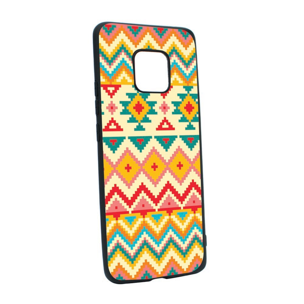 Husa Silicon Compatibila Cu Motorola Moto E7 Plus, Aztec, rezistenta la uzura, anti-alunecare, B11