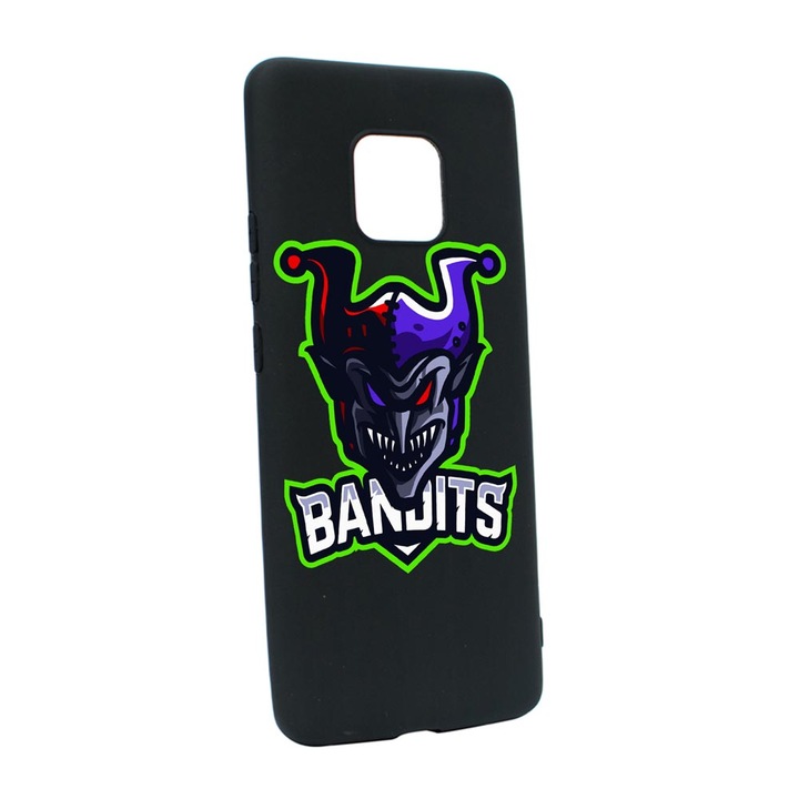 Husa Silicon Gamers, Bandit, compatibila cu Motorola Moto E7, rezistenta la uzura, anti-alunecare, B287