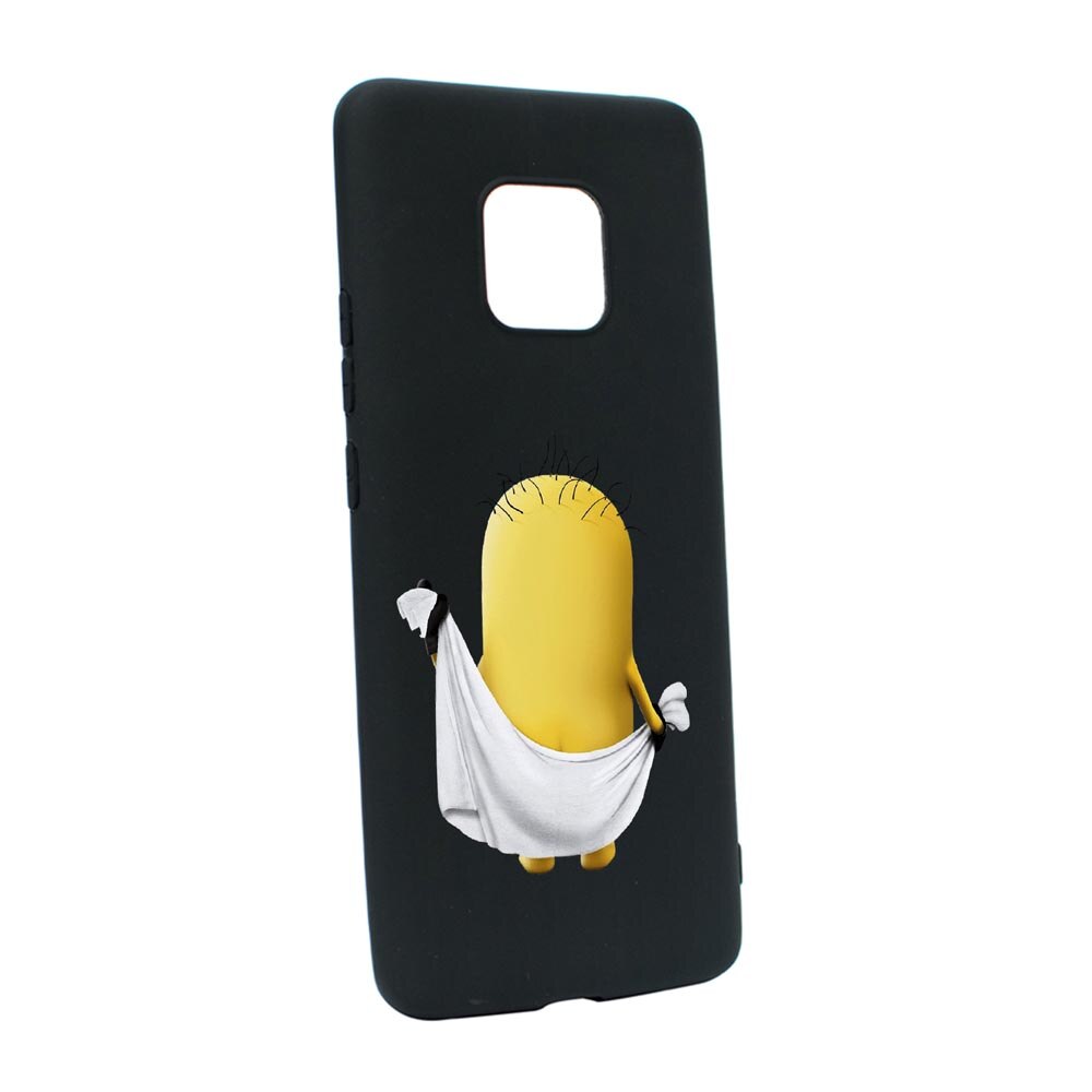 Husa Silicon Cartoon, Minion, compatibila cu Motorola Moto E7 Plus, rezistenta la uzura, anti-alunecare, B219