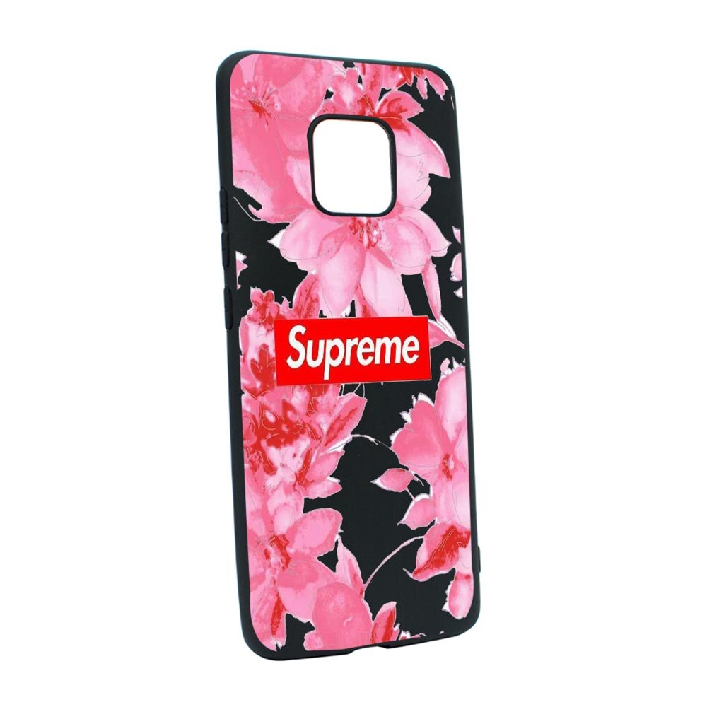 Husa Supreme, Flowers, pentru Xiaomi Redmi Note 9 Pro, rezistenta la uzura, anti-alunecare, din silicon Premium, B260