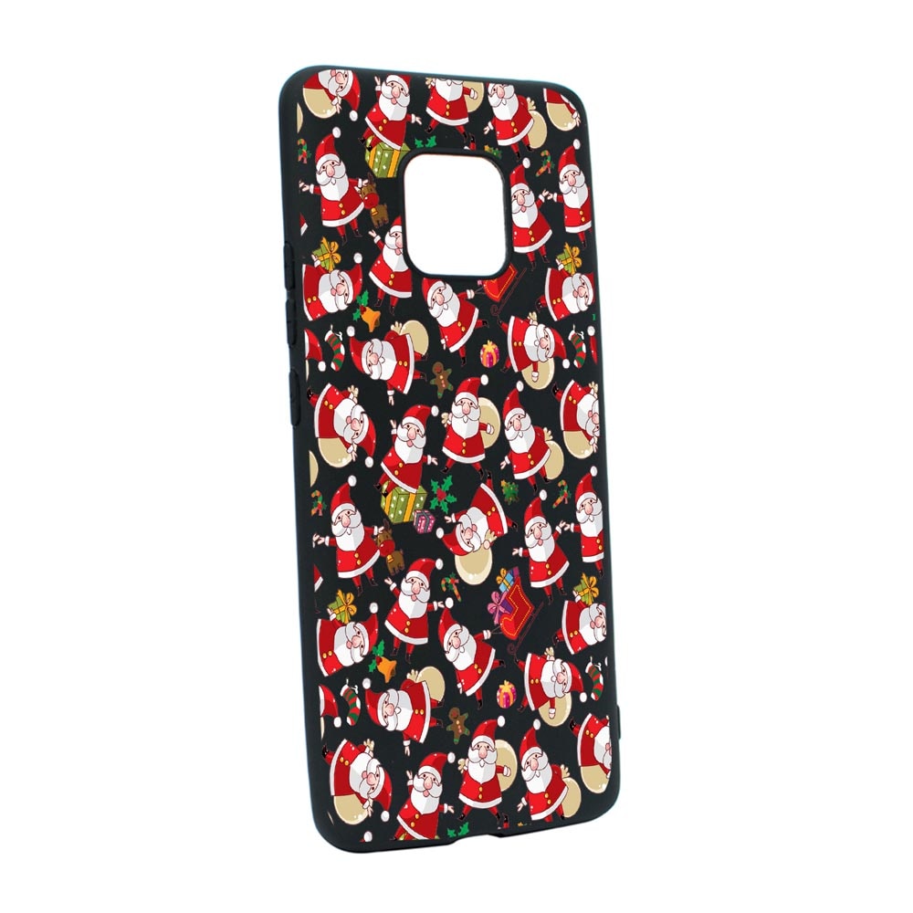 Husa Silicon Xmas, compatibila cu Motorola Moto E7 Plus, rezistenta la uzura, anti-alunecare, B315