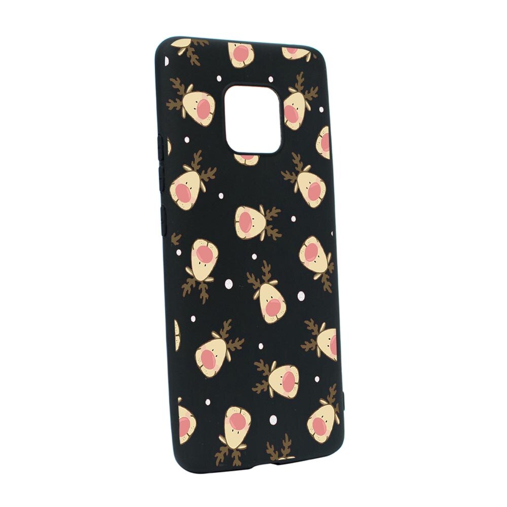 Husa Silicon Xmas, compatibila cu Motorola Moto E7 Plus, rezistenta la uzura, anti-alunecare, B349