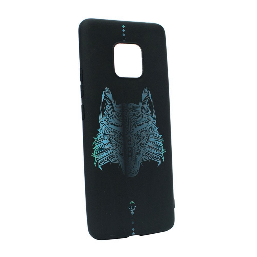 Husa Silicon Compatibila Cu Motorola Moto E7 Plus, Wolf, rezistenta la uzura, anti-alunecare, B50