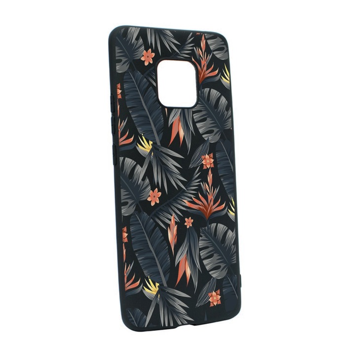 Husa pentru Xiaomi Redmi Note 9 Pro, Tropical, rezistenta la uzura, anti-alunecare, din silicon Premium, B88