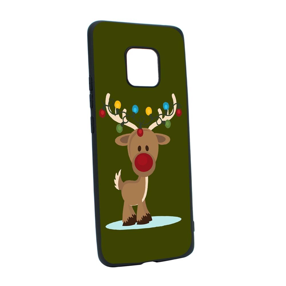 Husa Silicon Xmas, compatibila cu Motorola Moto E7 Plus, rezistenta la uzura, anti-alunecare, B318