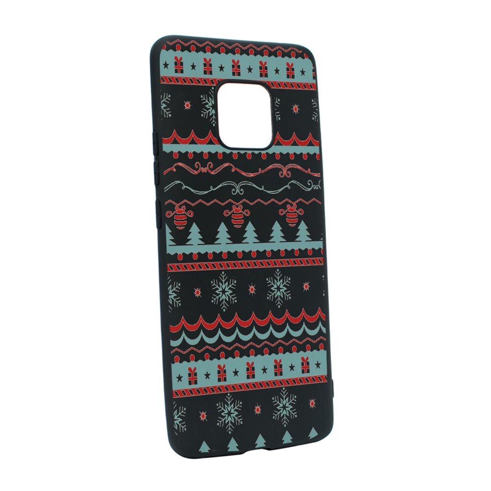 Husa Silicon Xmas, compatibila cu Motorola Moto E7 Plus, rezistenta la uzura, anti-alunecare, B321