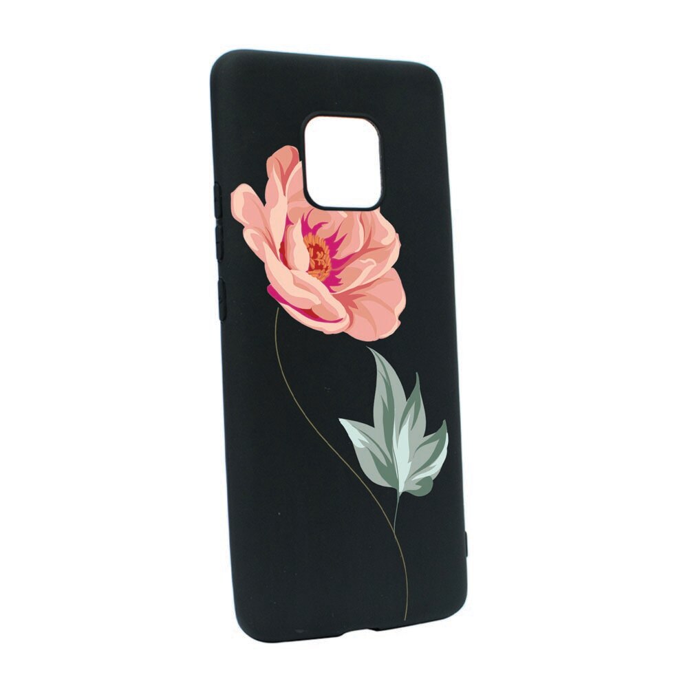 Husa Silicon Compatibila Cu Motorola Moto E7 Plus, Rose, rezistenta la uzura, anti-alunecare, B127