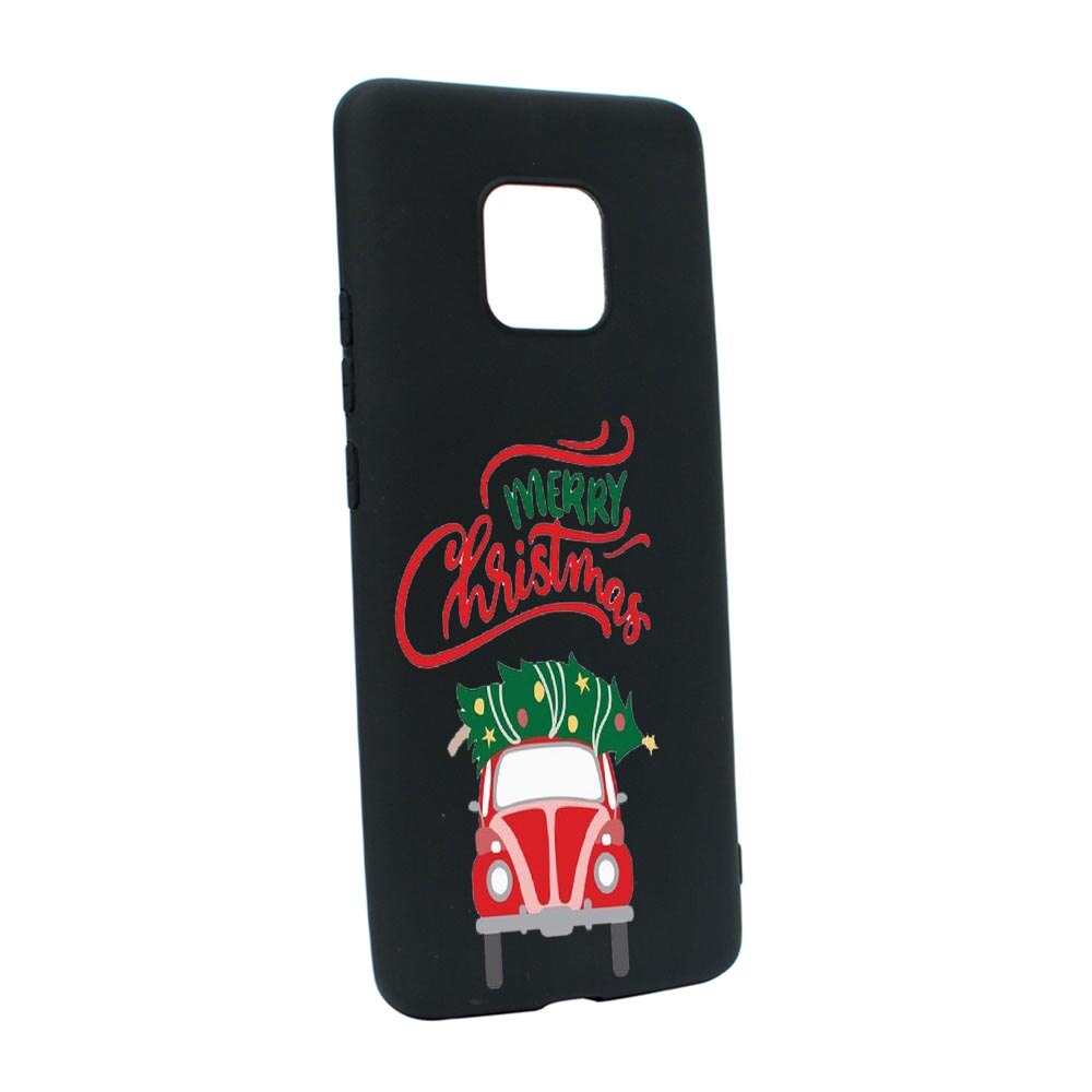 Husa Silicon Xmas, compatibila cu Motorola Moto E7 Plus, rezistenta la uzura, anti-alunecare, B357