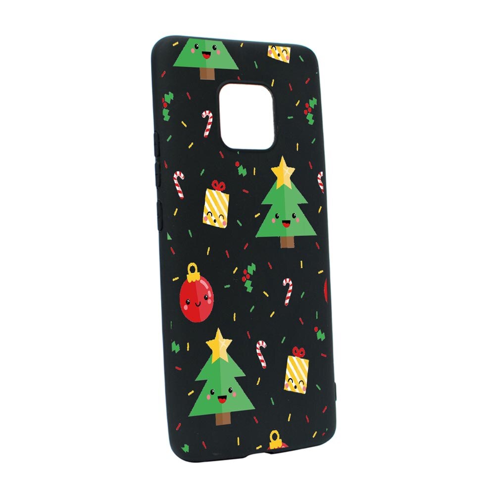 Husa Silicon Xmas, compatibila cu Motorola Moto E7 Plus, rezistenta la uzura, anti-alunecare, B309