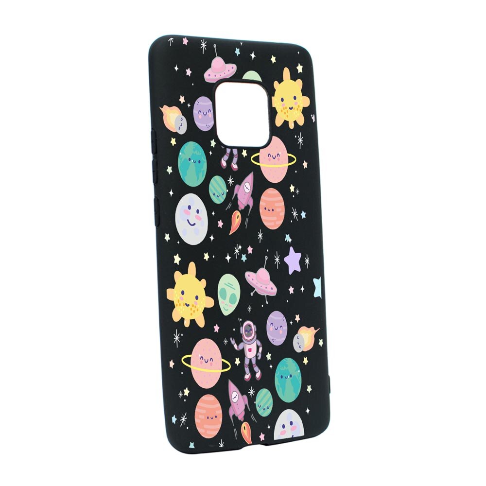 Husa Silicon Universe, Planets UFO, compatibila cu Motorola Moto E7 Plus, rezistenta la uzura, anti-alunecare, B473