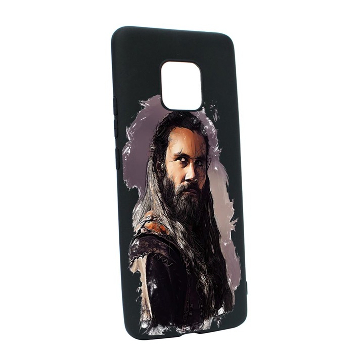 Husa Vikingii Rollo Movie, pentru Xiaomi Redmi Note 9 Pro, rezistenta la uzura, anti-alunecare, din silicon Premium, din silicon Premium, B454