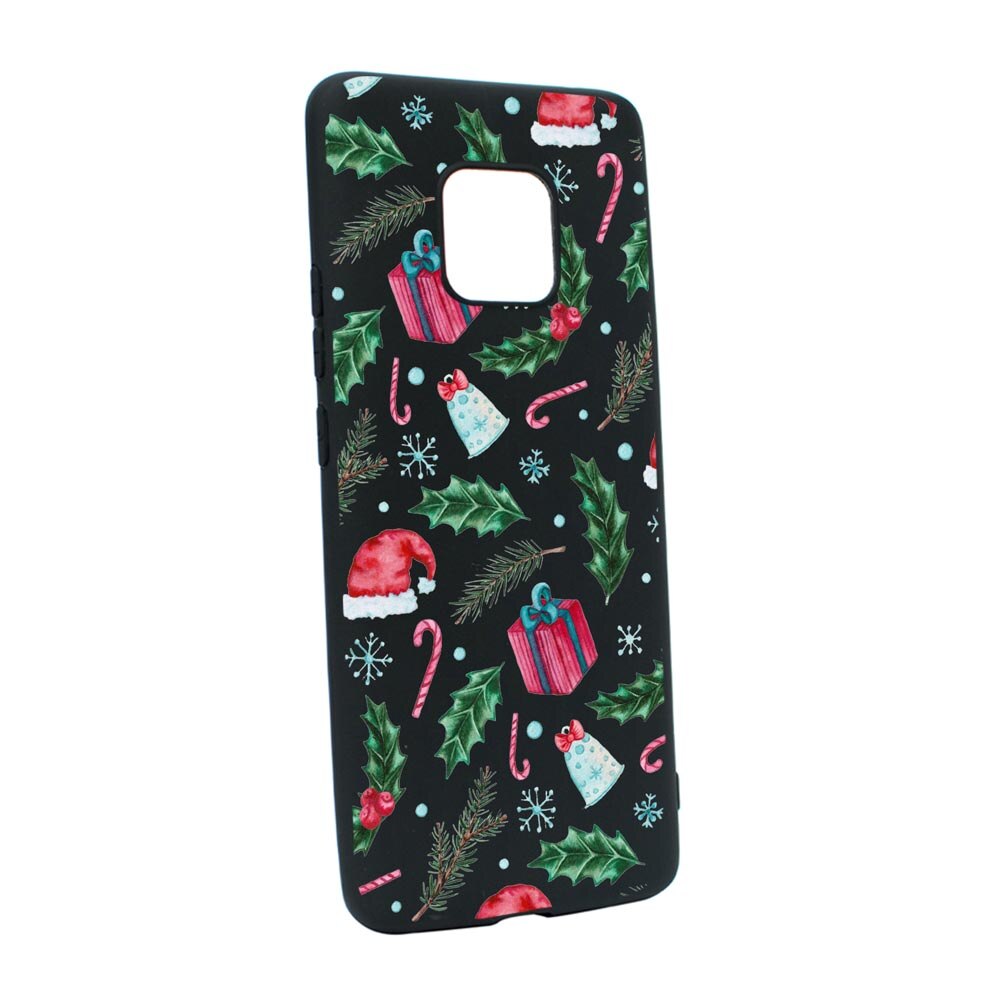 Husa Silicon Xmas, compatibila cu Motorola Moto E7 Plus, rezistenta la uzura, anti-alunecare, B314