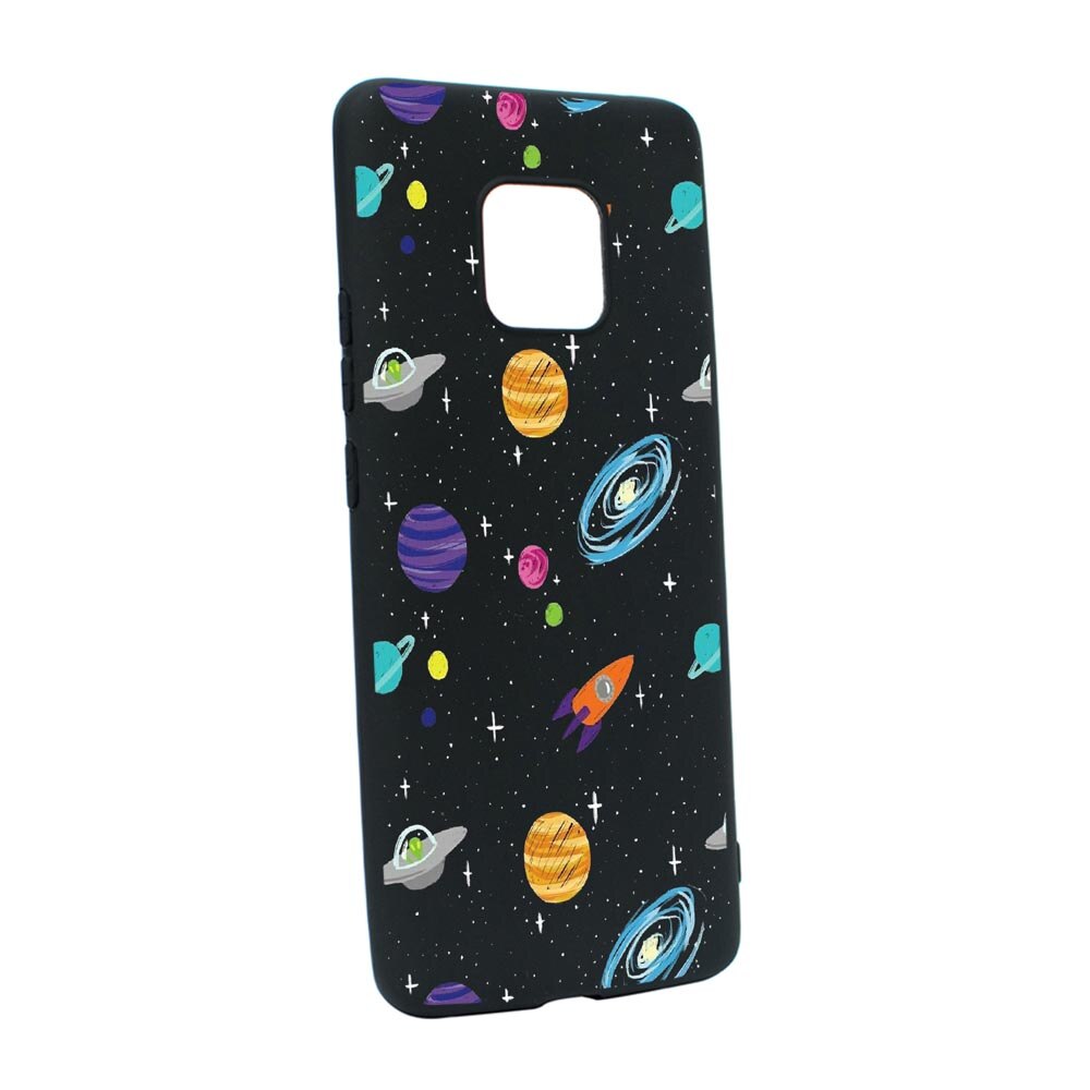 Husa Silicon Universe, Planets, compatibila cu Motorola Moto G9, rezistenta la uzura, anti-alunecare, B466