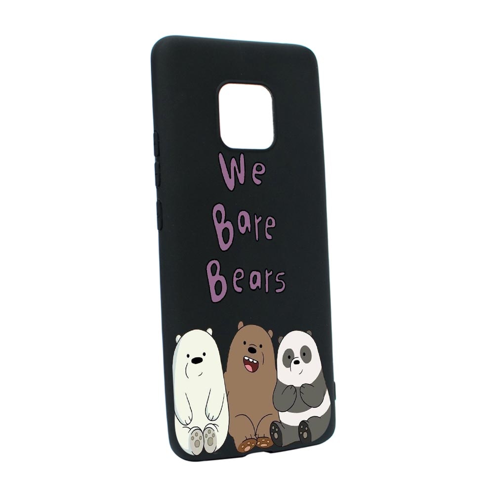 Husa Silicon We Bare Bears, compatibila cu Motorola Moto E7 Plus, rezistenta la uzura, anti-alunecare, B588