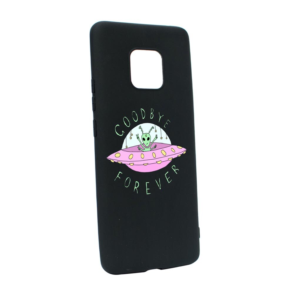 Husa Silicon Universe, Planets UFO Good Bye, compatibila cu Motorola Moto G9 Play, rezistenta la uzura, anti-alunecare, B474