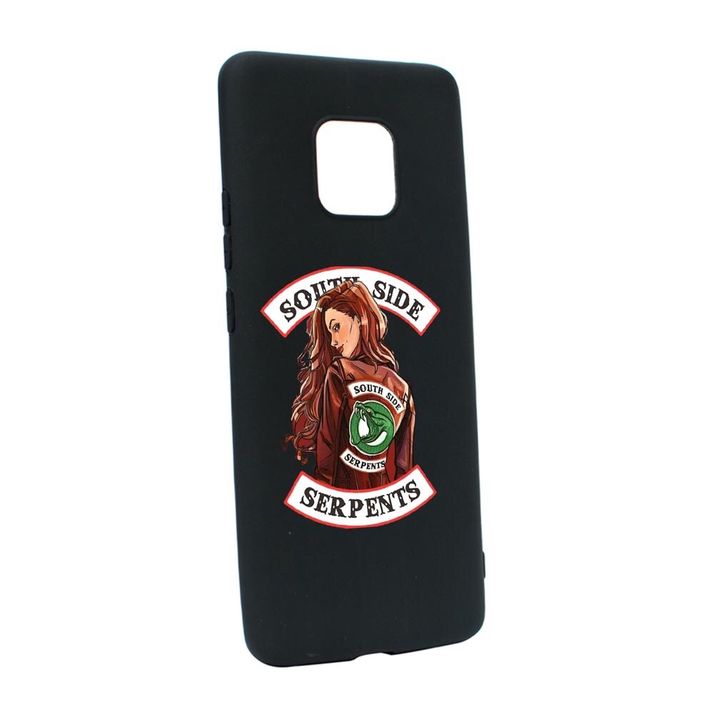 Husa Silicon Riverdale - South Side Serpents, Movie, compatibila cu Motorola Moto G9 Play, rezistenta la uzura, anti-alunecare, B606