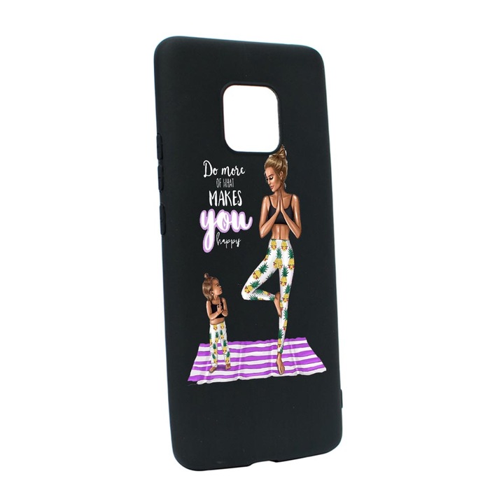 Husa Girl - Mom, pentru Xiaomi Redmi Note 9 Pro, rezistenta la uzura, anti-alunecare, din silicon Premium, din silicon Premium, B560