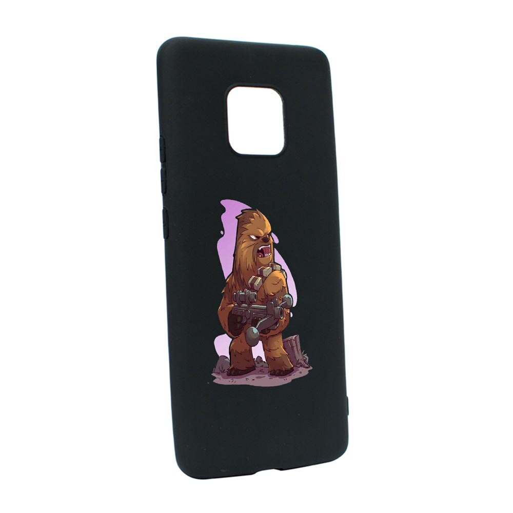 Husa Silicon Star Wars Chewbacca, compatibila cu Motorola Moto E7 Plus, rezistenta la uzura, anti-alunecare, B401