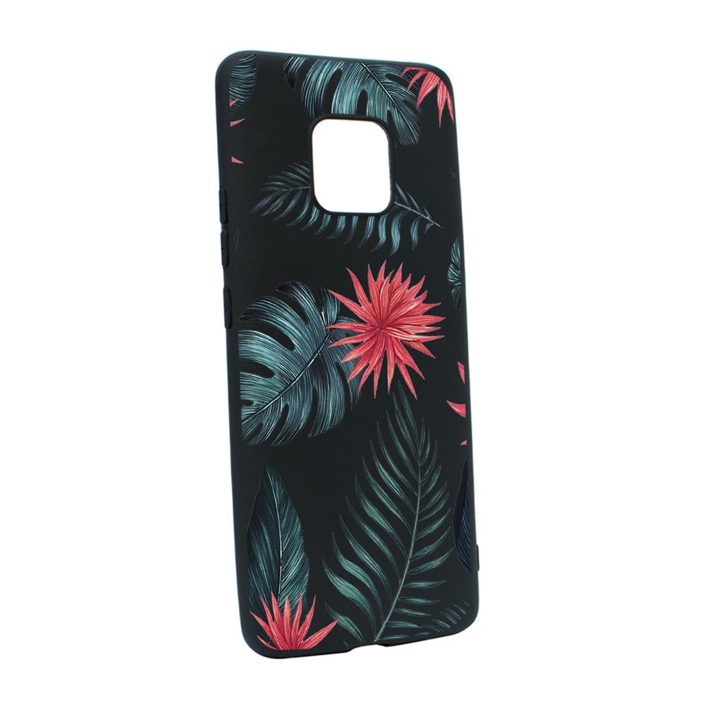 Husa Flori tropicale, pentru Xiaomi Redmi Note 9 Pro, rezistenta la uzura, anti-alunecare, din silicon Premium, din silicon Premium, B497