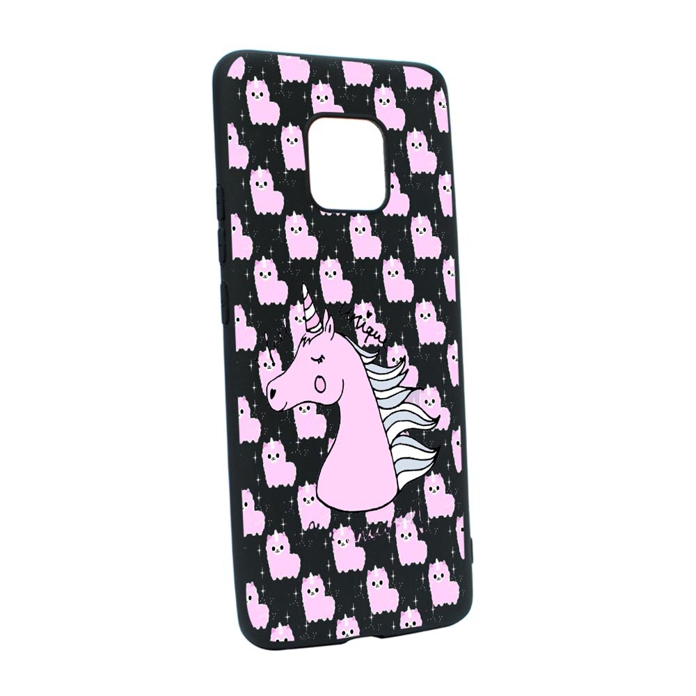 Husa Silicon Unicorn - I Feel Unique, compatibila cu Motorola Moto E7 Plus, rezistenta la uzura, anti-alunecare, B521