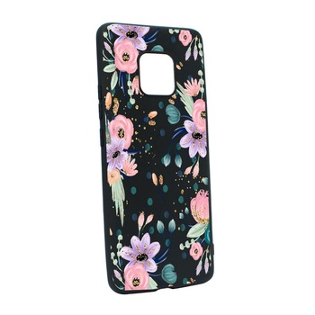 Husa Silicon Flowers, compatibila cu Motorola Moto G9 Play, rezistenta la uzura, anti-alunecare, B495 Husa Silicon Flowers, compatibila cu Motorola Moto G9 Play, rezistenta la uzura, anti-alunecare, B495
