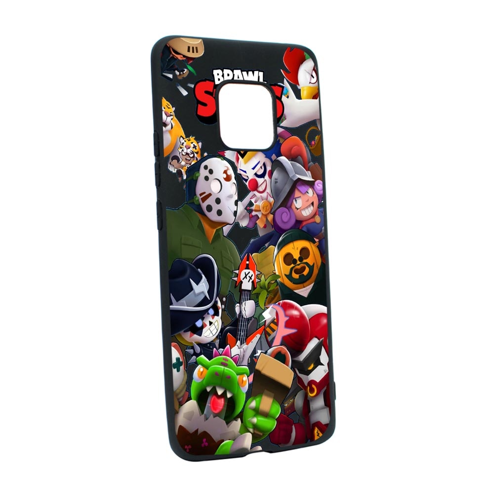 Husa Silicon Brawl Stars, compatibila cu Motorola Moto E7 Plus, rezistenta la uzura, anti-alunecare, B646
