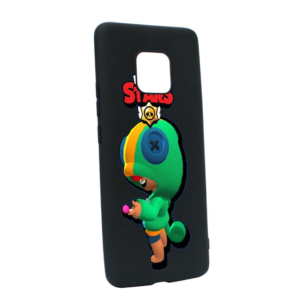 Husa Silicon Brawl Stars Leon, compatibila cu Motorola Moto E7 Plus, rezistenta la uzura, anti-alunecare, B648