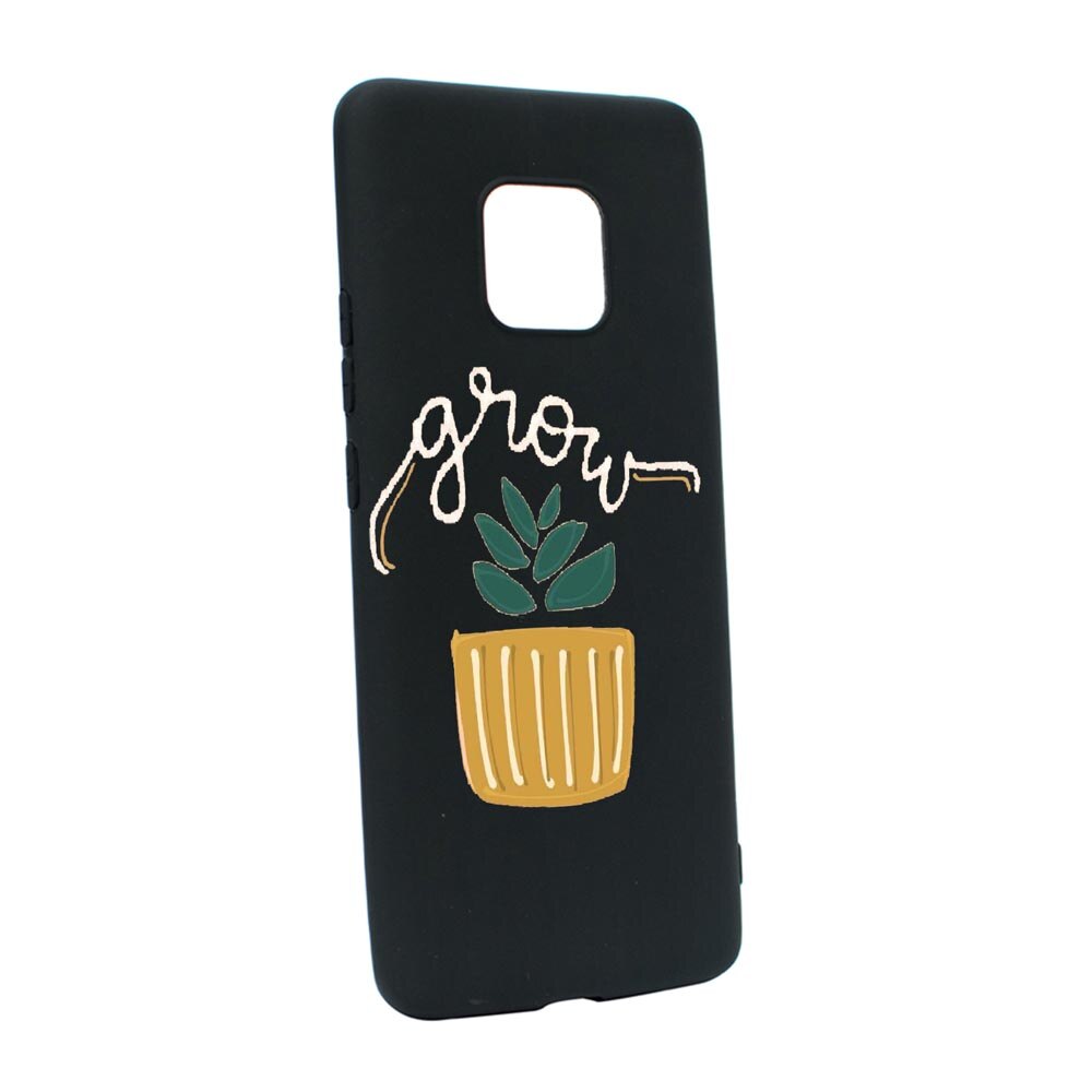 Husa Silicon Grow, compatibila cu Motorola Moto E7 Plus, rezistenta la uzura, anti-alunecare, B490