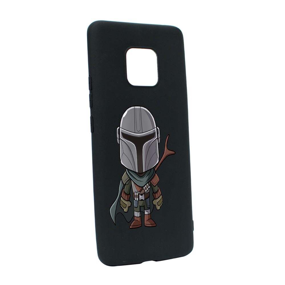 Husa Silicon Star Wars, The Mandalorian Compatibila Cu Motorola Moto G9 Play, rezistenta la uzura, anti-alunecare, B462