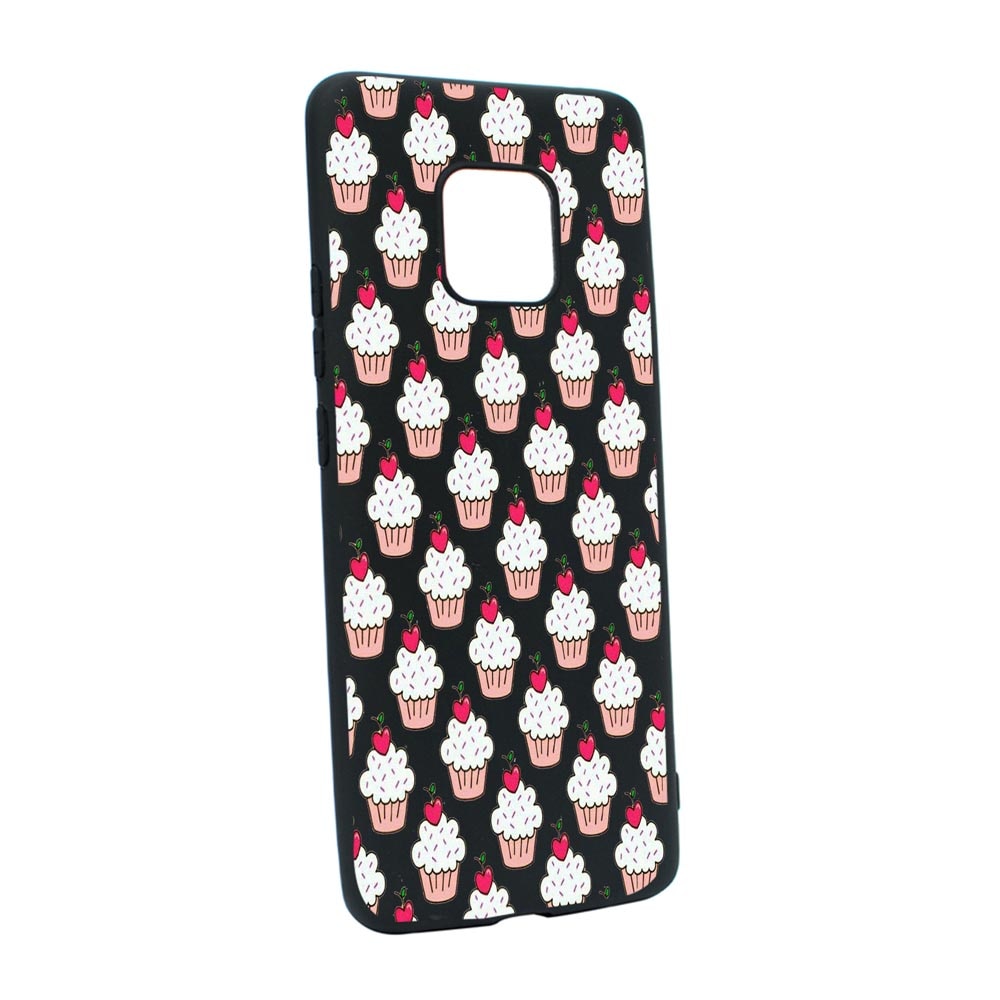 Husa Silicon Muffins, compatibila cu Motorola Moto E7 Plus, rezistenta la uzura, anti-alunecare, B668