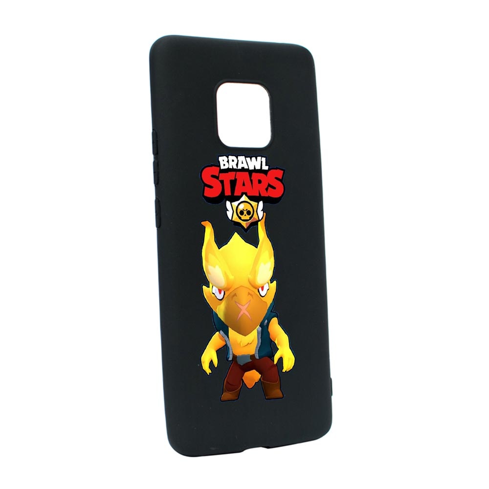 Husa Silicon Brawl Stars Phoenix Crow, compatibila cu Motorola Moto E7 Plus, rezistenta la uzura, anti-alunecare, B645