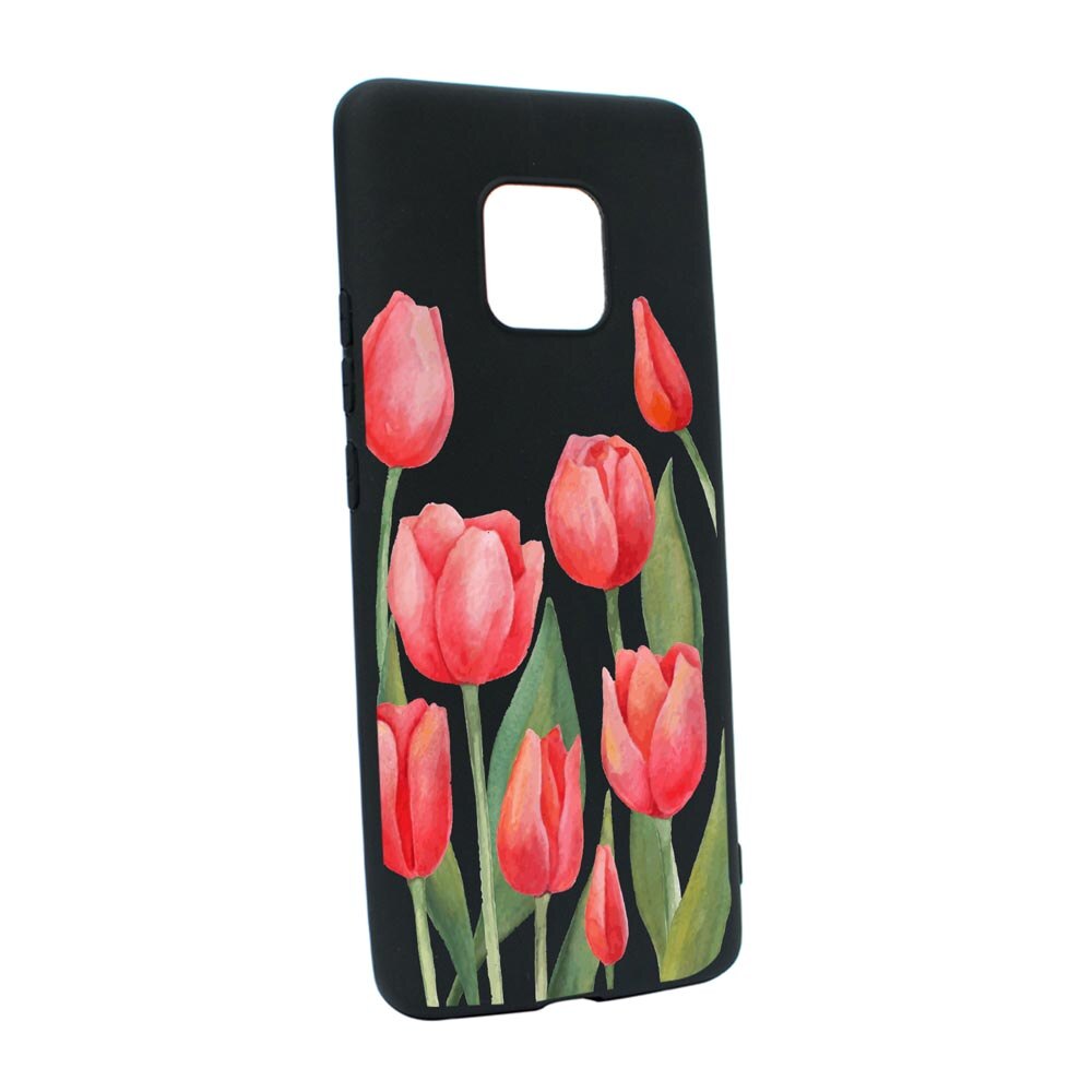 Husa Silicon Red Roses, compatibila cu Motorola Moto E7 Plus, rezistenta la uzura, anti-alunecare, B633