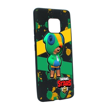 Husa Silicon Brawl Stars Leon, compatibila cu Motorola Moto G9 Play, rezistenta la uzura, anti-alunecare, B647 Husa Silicon Brawl Stars Leon, compatibila cu Motorola Moto G9 Play, rezistenta la uzura, anti-alunecare, B647