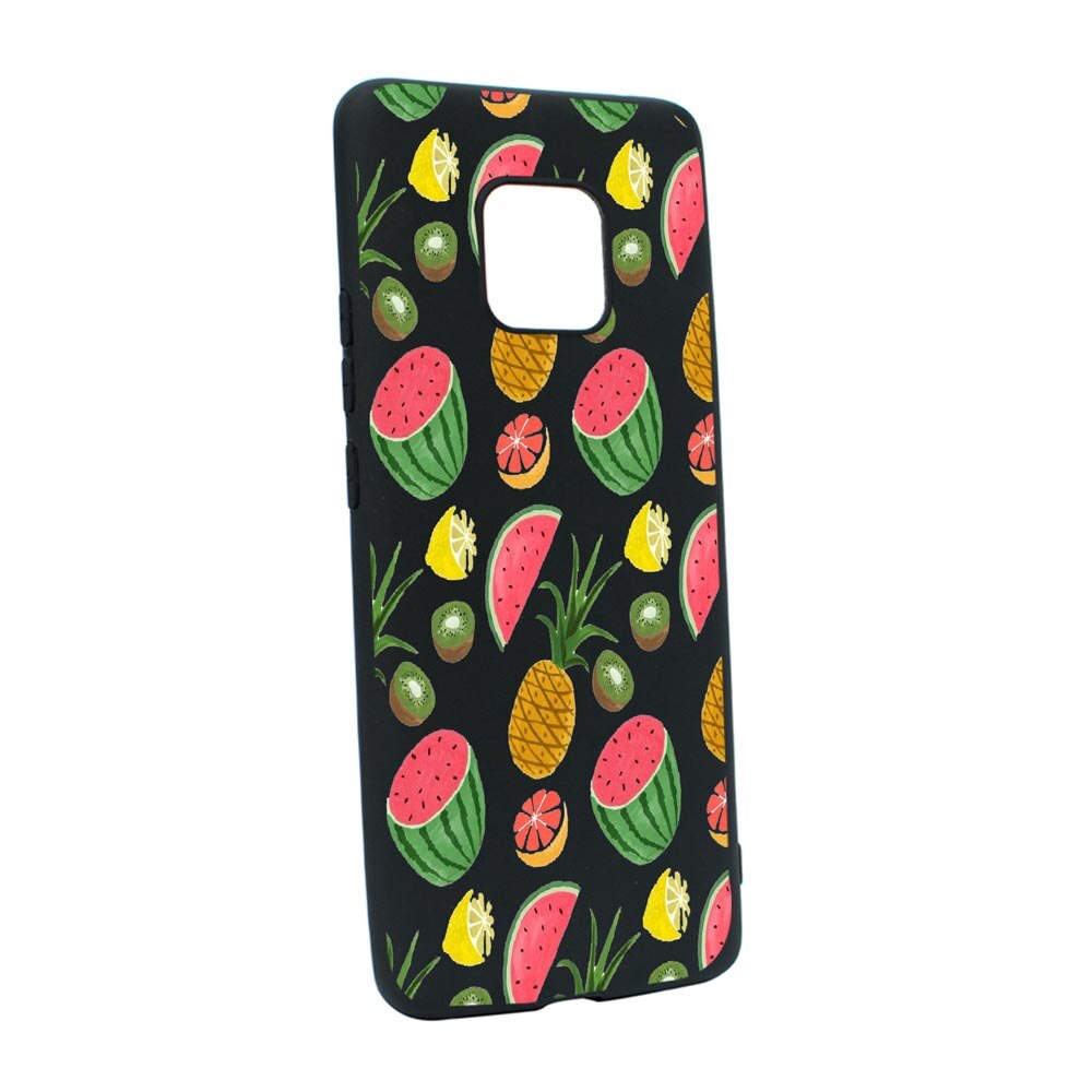 Husa Silicon Ananas, compatibila cu Motorola Moto E7 Plus, rezistenta la uzura, anti-alunecare, B666