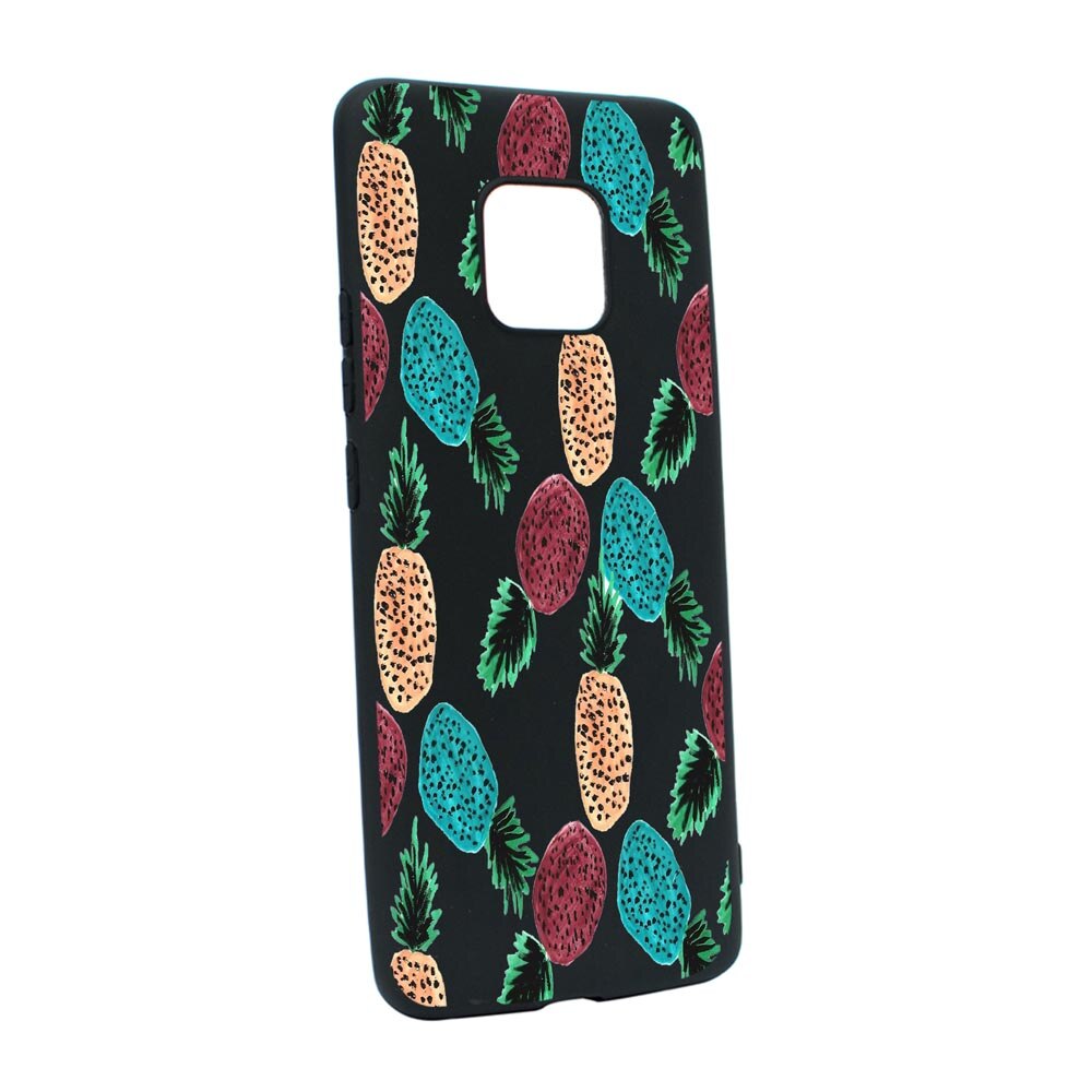 Husa Silicon Ananas, compatibila cu Motorola Moto E7 Plus, rezistenta la uzura, anti-alunecare, B669