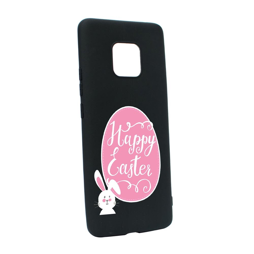 Husa Silicon Happy Easter, compatibila cu Motorola Moto E7 Plus, rezistenta la uzura, anti-alunecare, B689