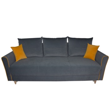 Canapea Modella Rapsody Extensibil Gri L 220 x l 95 x H 95 cm Canapea Modella Rapsody Extensibil Gri L 220 x l 95 x H 95 cm